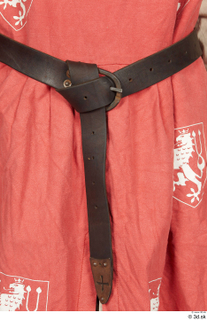  Photos Medieval Knight in cloth armor 6 high leather shoes leather belt lower body medieval clothing red vest with czech emblem 0009.jpg